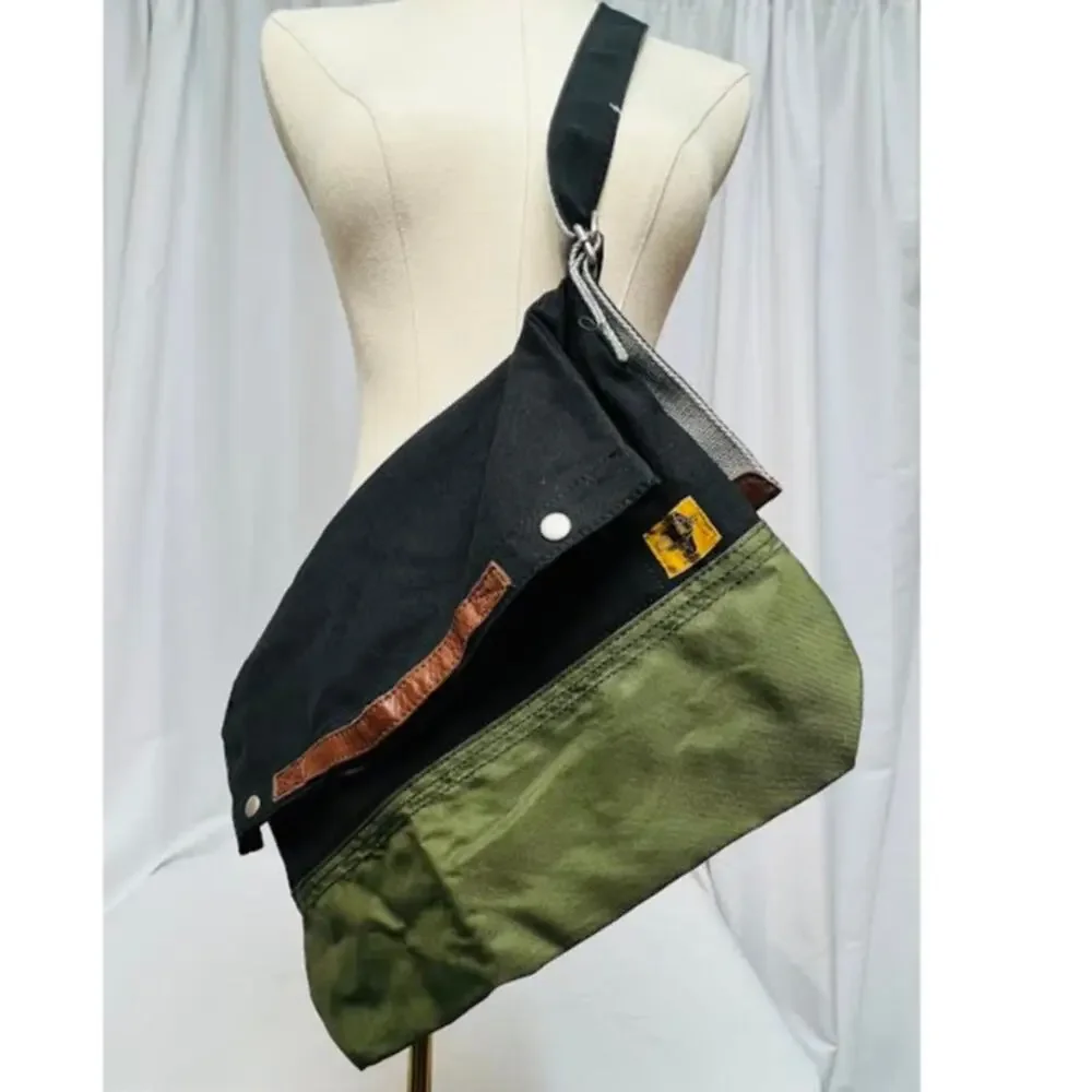 Staple for Canvas Tote Bag ‎ Black/Olive